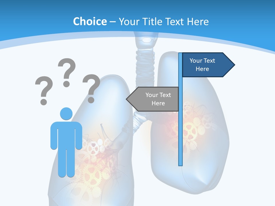 Pain Physiology Lung PowerPoint Template