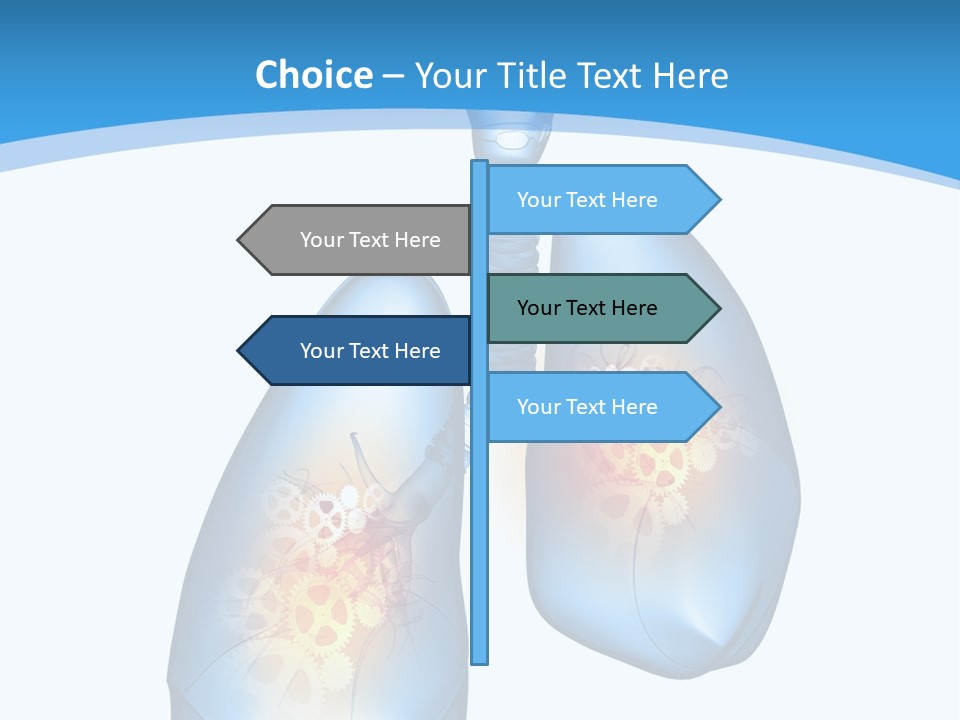 Pain Physiology Lung PowerPoint Template