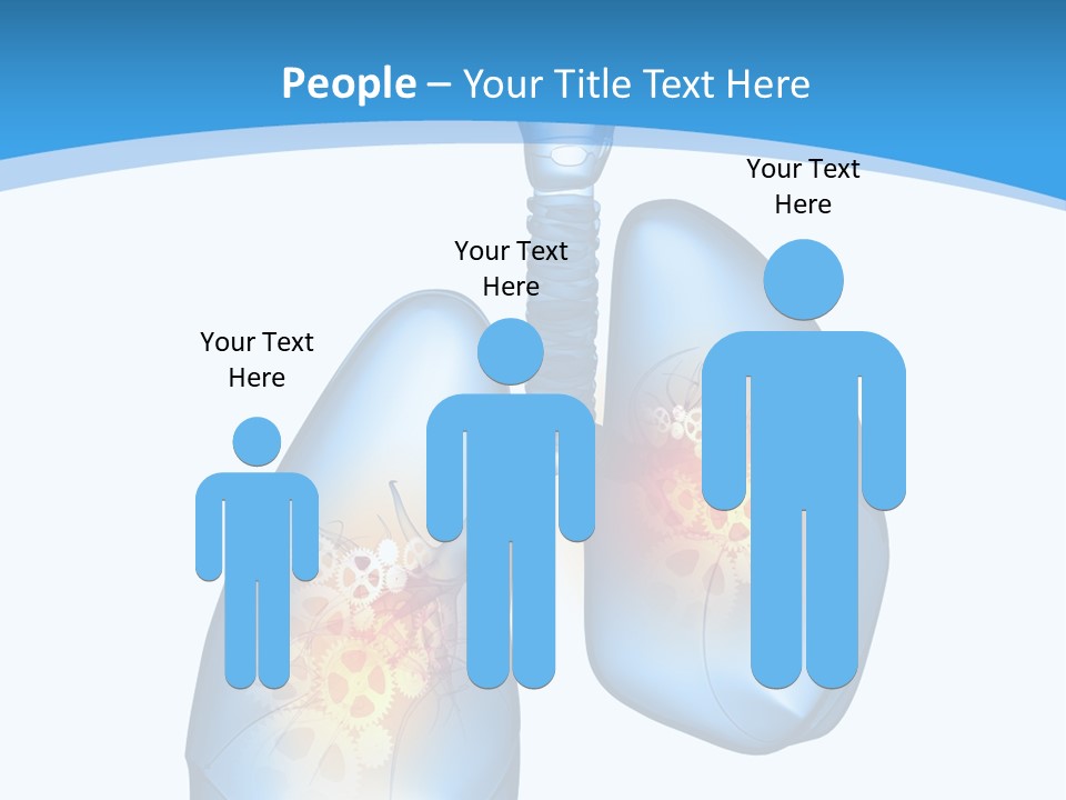 Pain Physiology Lung PowerPoint Template