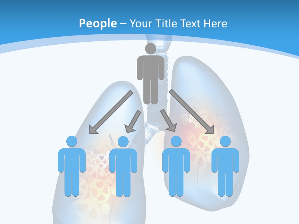 Pain Physiology Lung PowerPoint Template