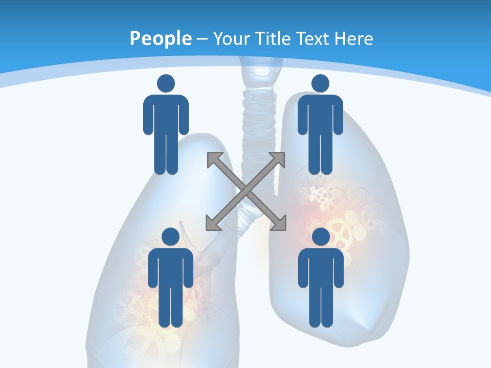 Pain Physiology Lung PowerPoint Template