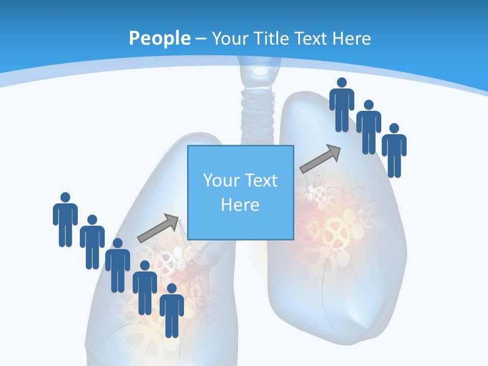 Pain Physiology Lung PowerPoint Template