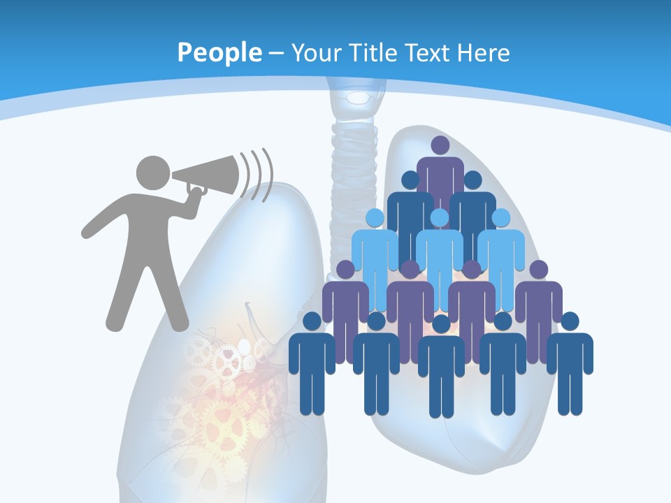 Pain Physiology Lung PowerPoint Template