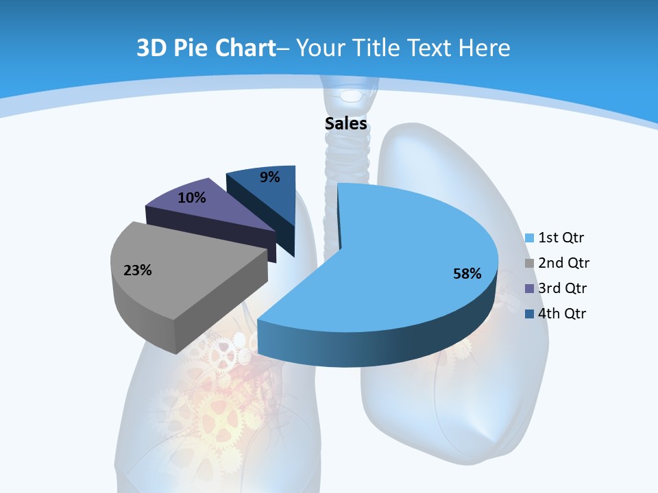 Pain Physiology Lung PowerPoint Template