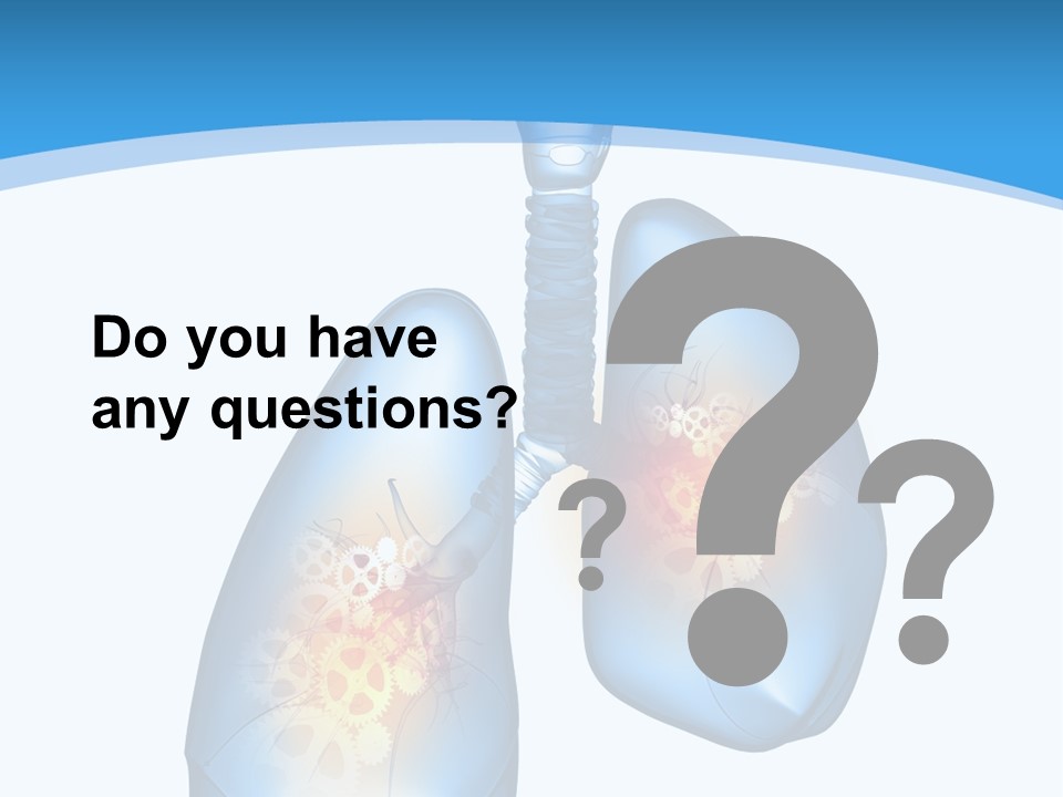 Pain Physiology Lung PowerPoint Template