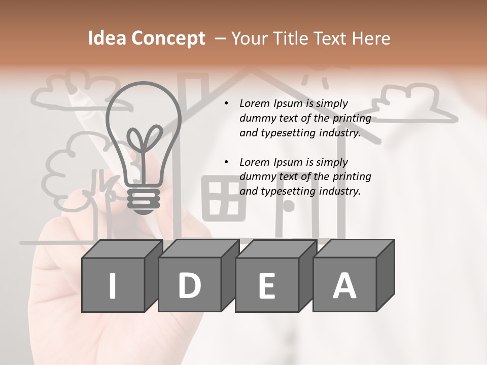 Drawing Construct Develop PowerPoint Template