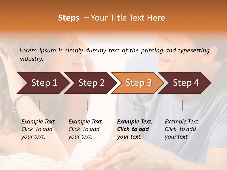 Husband Valentine Passionate PowerPoint Template