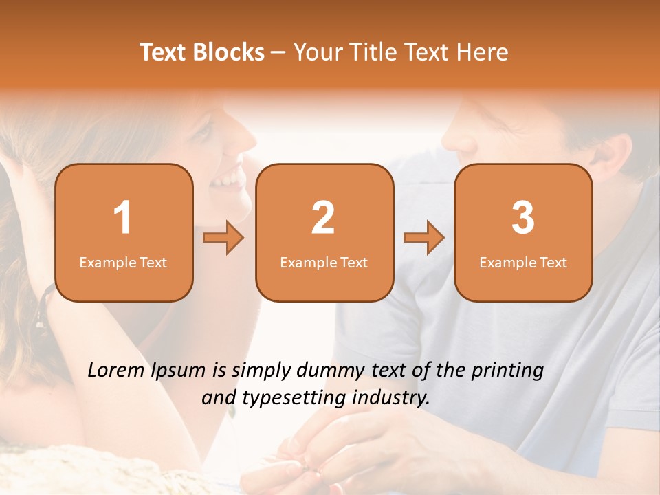 Husband Valentine Passionate PowerPoint Template