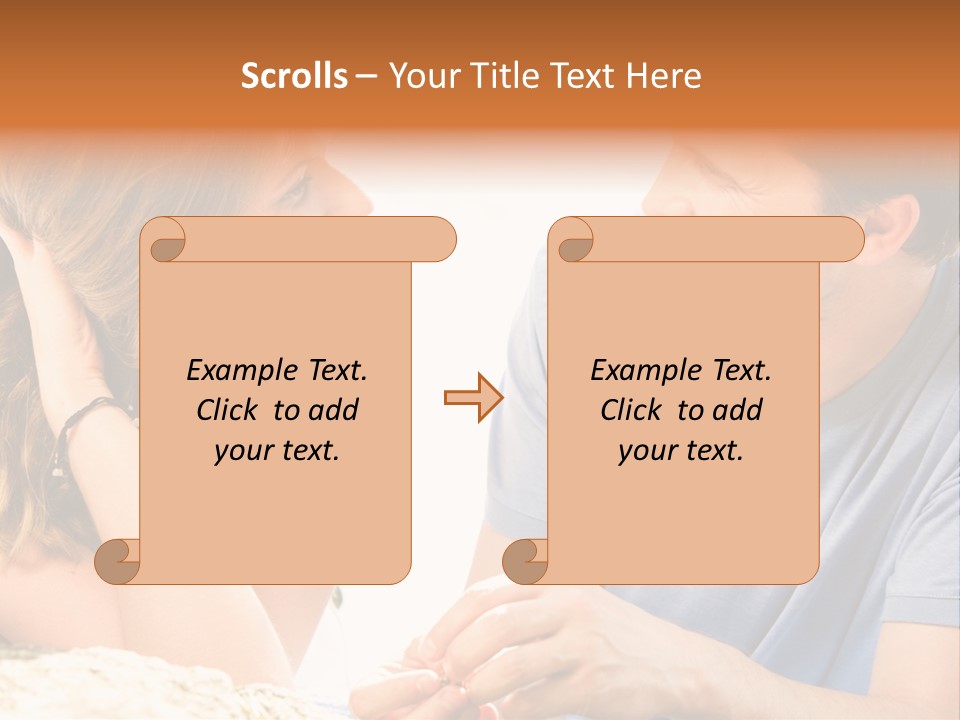 Husband Valentine Passionate PowerPoint Template
