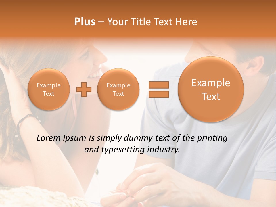 Husband Valentine Passionate PowerPoint Template