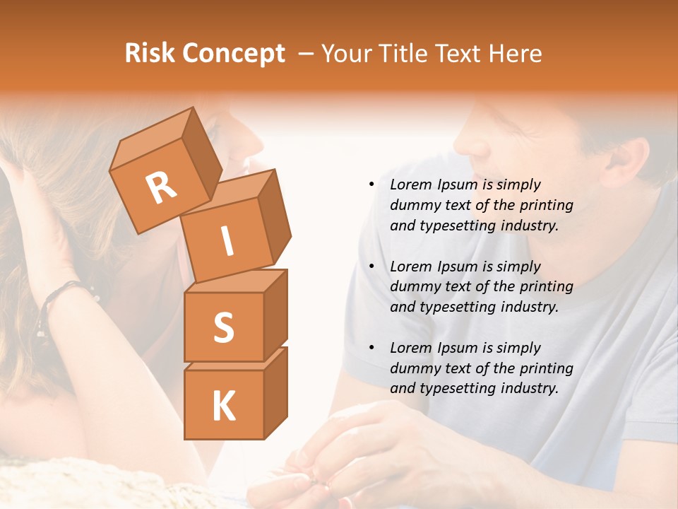 Husband Valentine Passionate PowerPoint Template