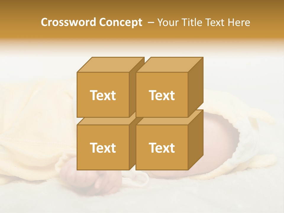 Cheerful Infant People PowerPoint Template