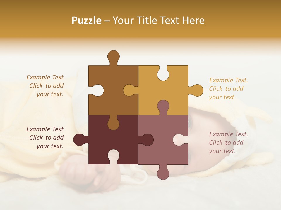 Cheerful Infant People PowerPoint Template