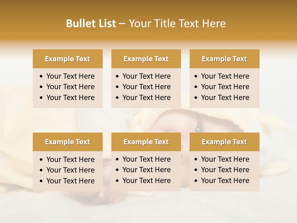 Cheerful Infant People PowerPoint Template