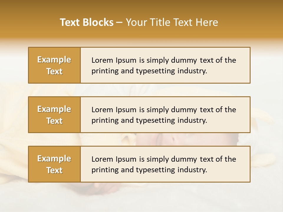 Cheerful Infant People PowerPoint Template