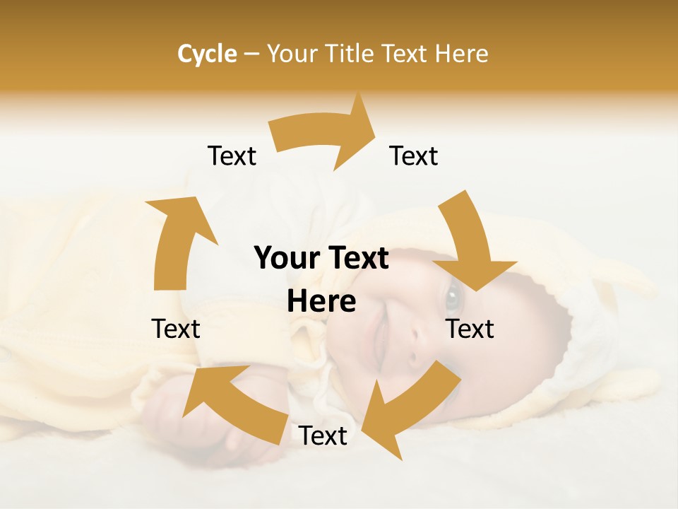 Cheerful Infant People PowerPoint Template