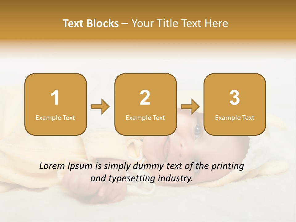 Cheerful Infant People PowerPoint Template