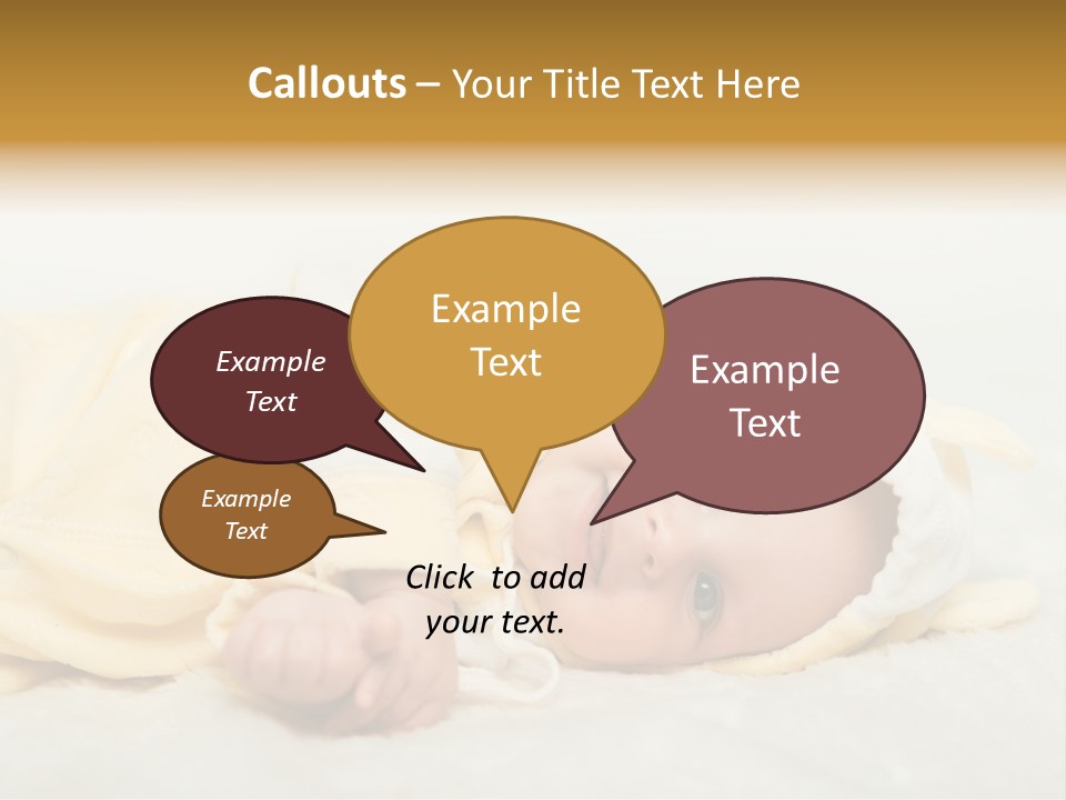Cheerful Infant People PowerPoint Template