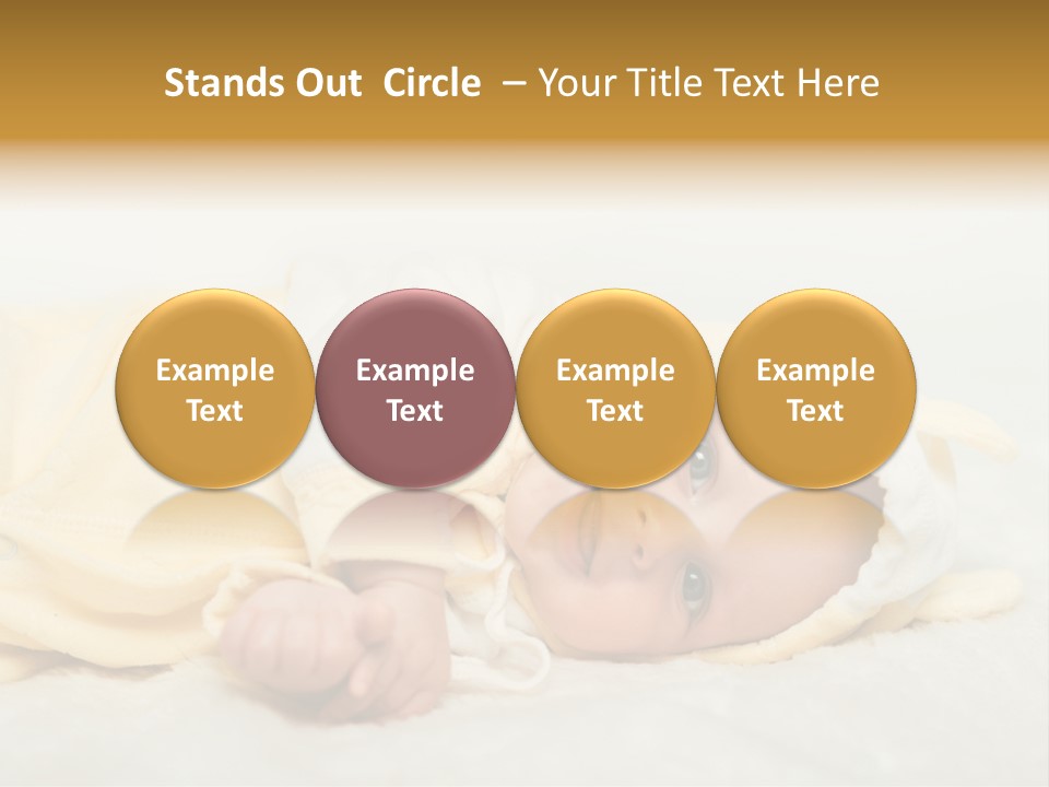 Cheerful Infant People PowerPoint Template