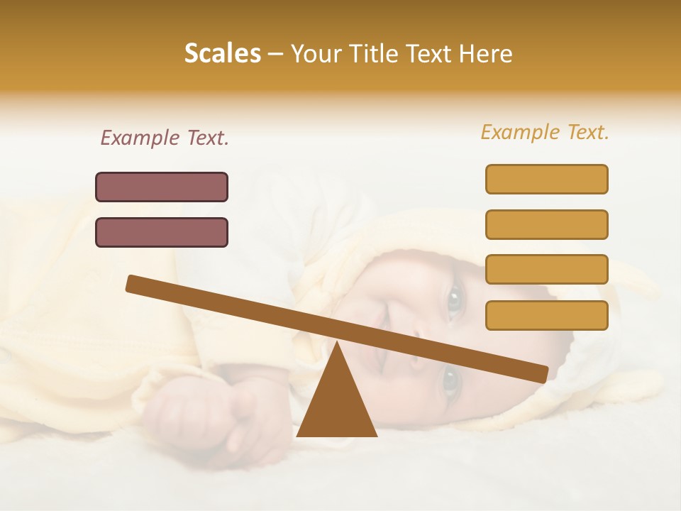 Cheerful Infant People PowerPoint Template