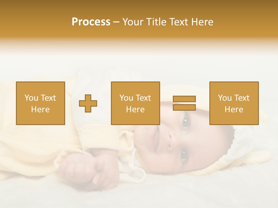 Cheerful Infant People PowerPoint Template