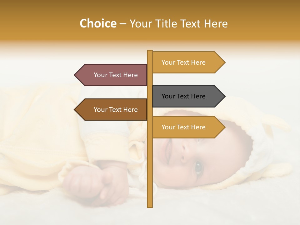 Cheerful Infant People PowerPoint Template