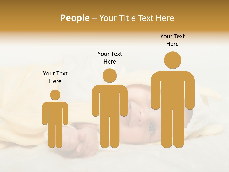 Cheerful Infant People PowerPoint Template