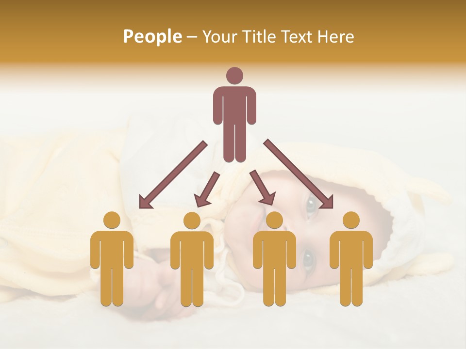 Cheerful Infant People PowerPoint Template