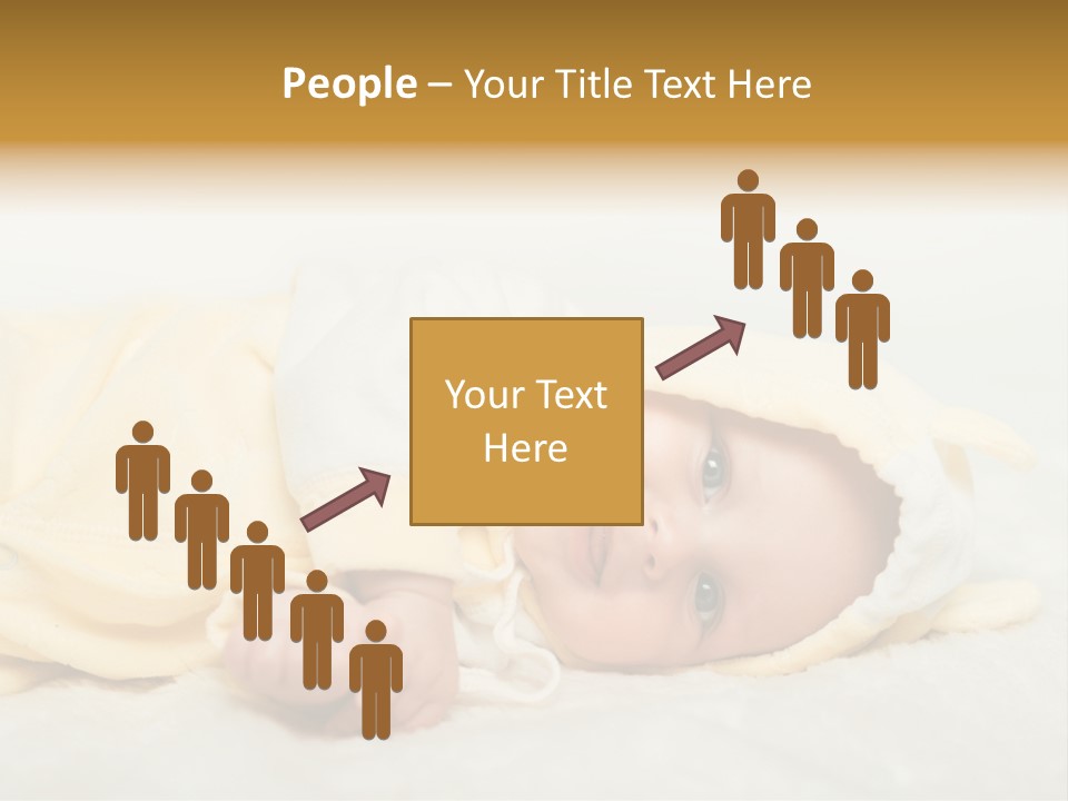 Cheerful Infant People PowerPoint Template