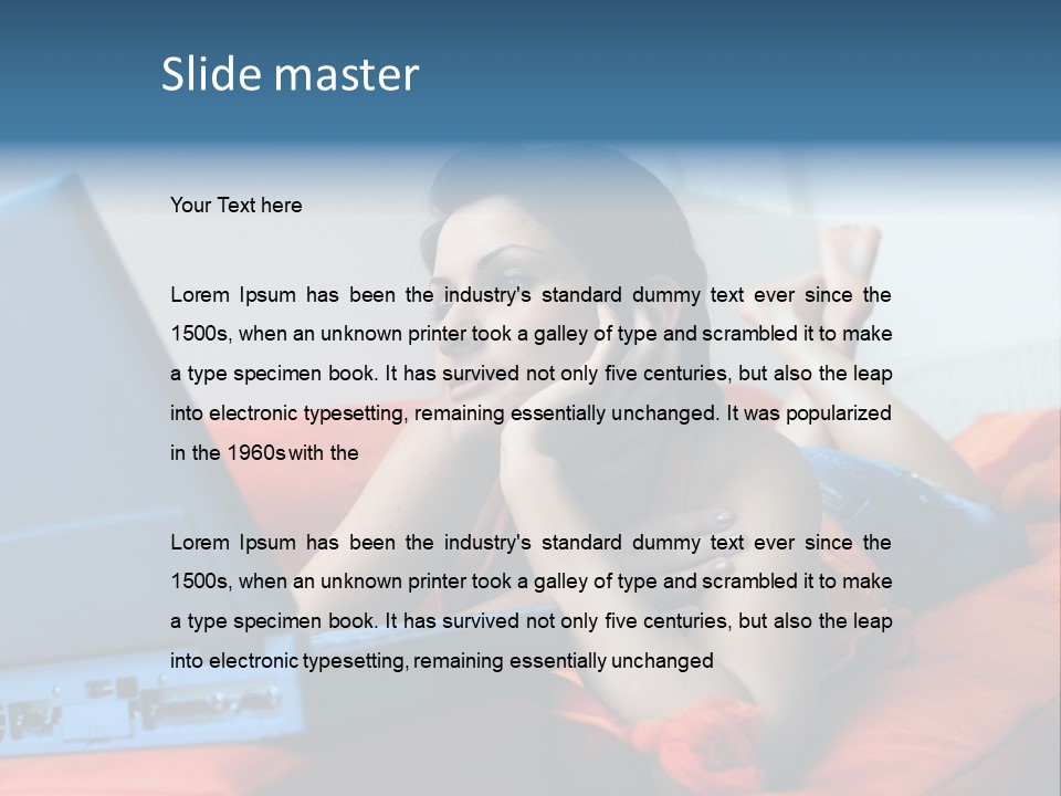 Room Websurfing Online PowerPoint Template