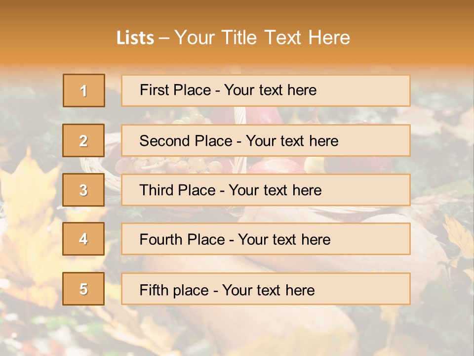 Mix Freshness Fresh PowerPoint Template