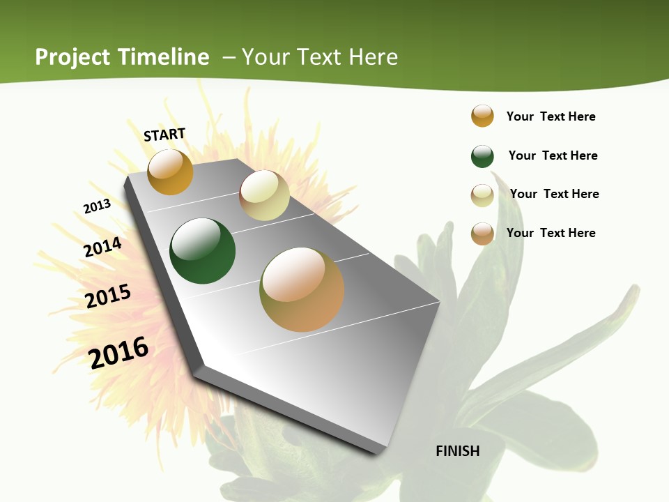 Tinctorius Orange Close PowerPoint Template