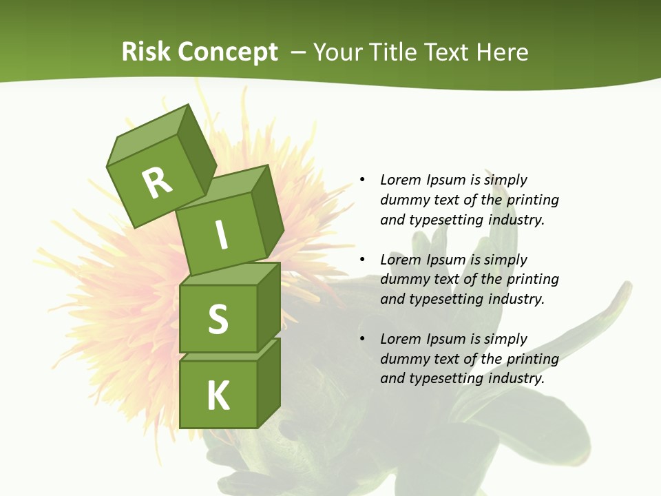 Tinctorius Orange Close PowerPoint Template