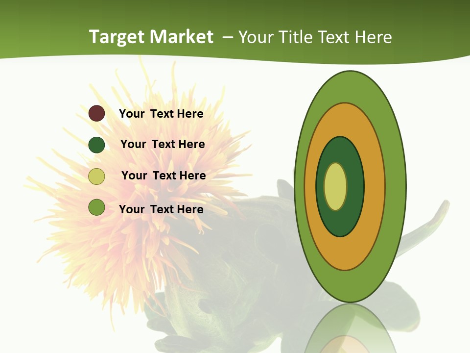 Tinctorius Orange Close PowerPoint Template