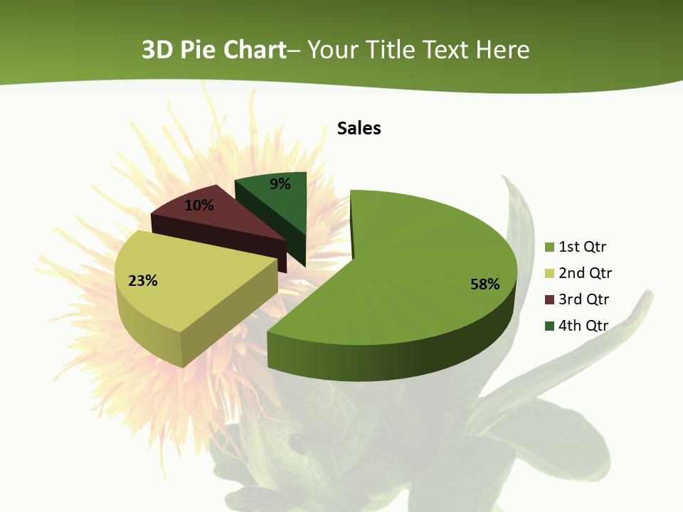 Tinctorius Orange Close PowerPoint Template