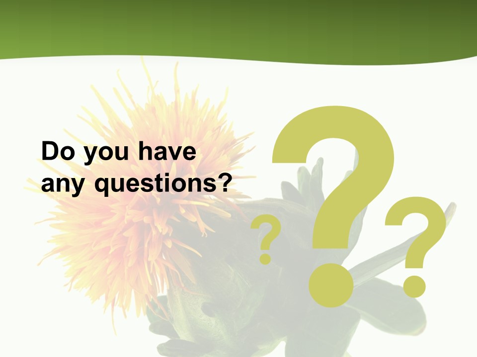 Tinctorius Orange Close PowerPoint Template