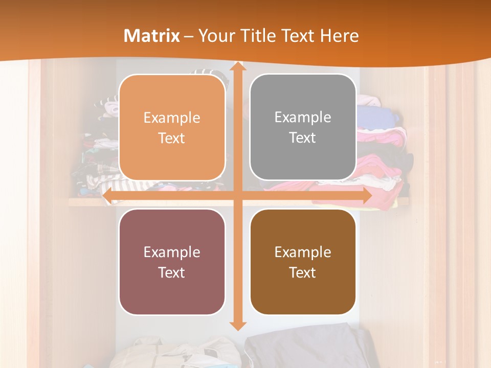 Clothes Shirt Organization PowerPoint Template