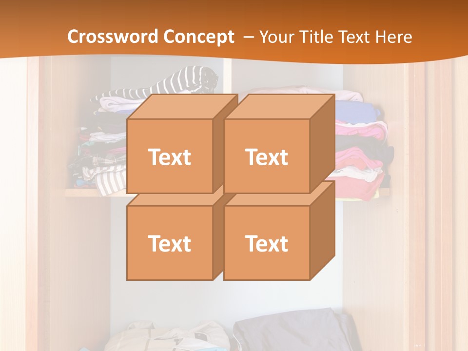 Clothes Shirt Organization PowerPoint Template