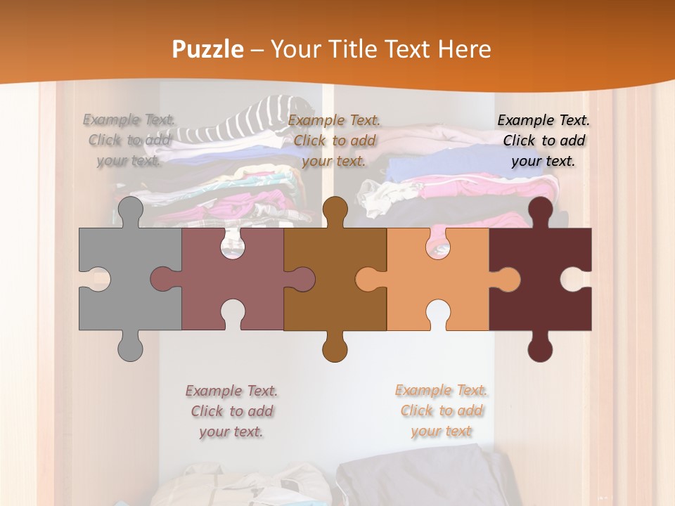 Clothes Shirt Organization PowerPoint Template