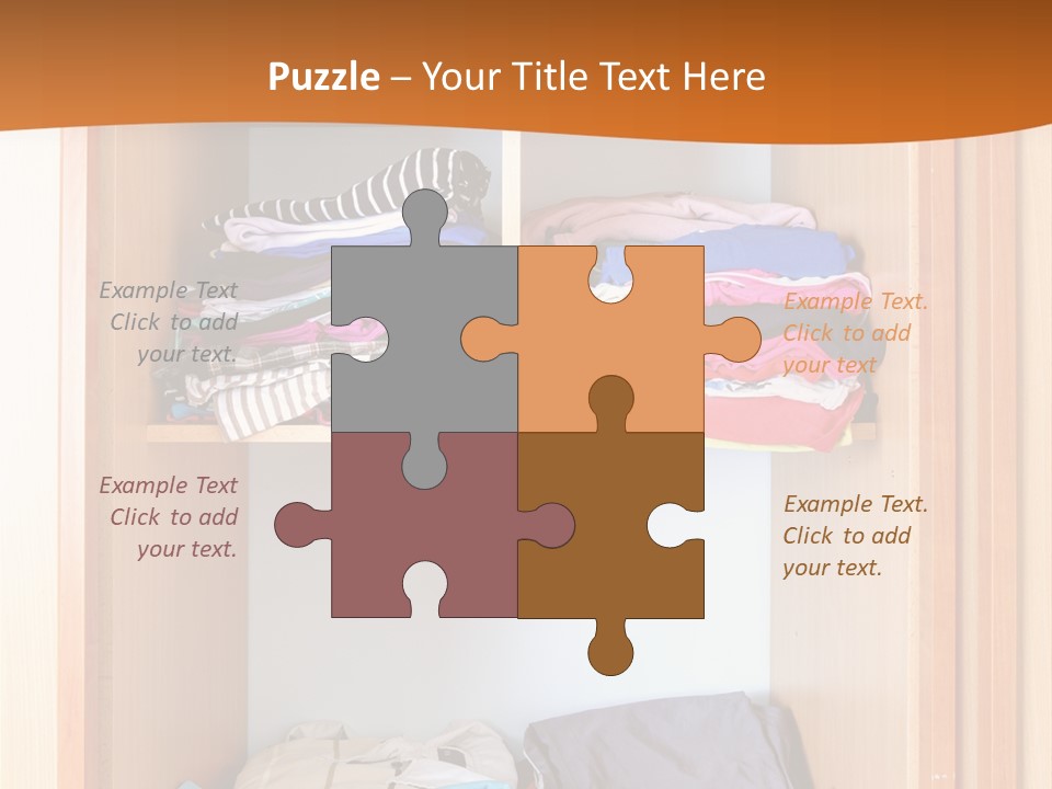 Clothes Shirt Organization PowerPoint Template