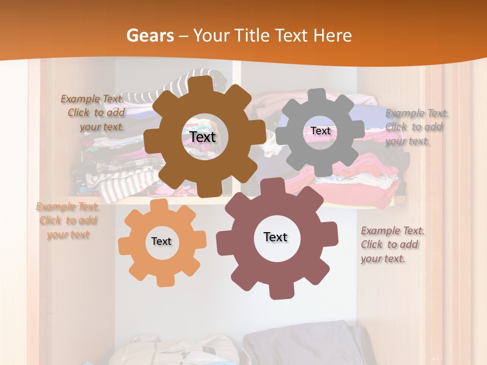 Clothes Shirt Organization PowerPoint Template
