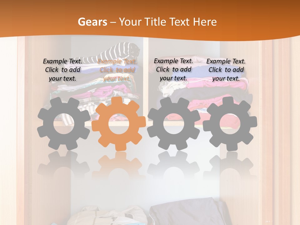 Clothes Shirt Organization PowerPoint Template