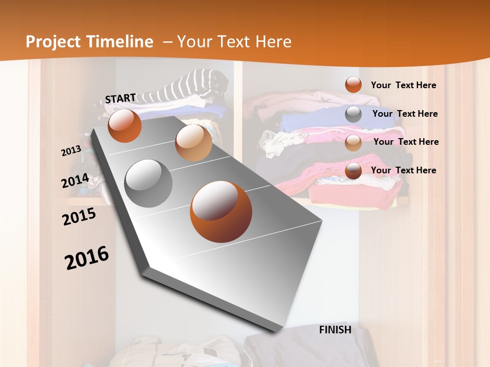 Clothes Shirt Organization PowerPoint Template