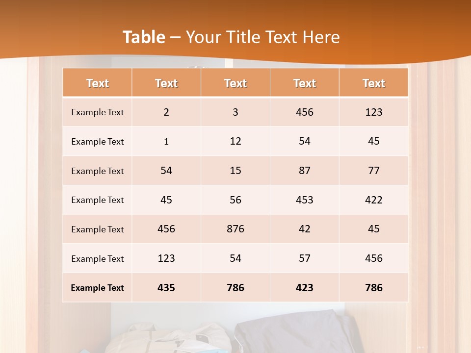 Clothes Shirt Organization PowerPoint Template