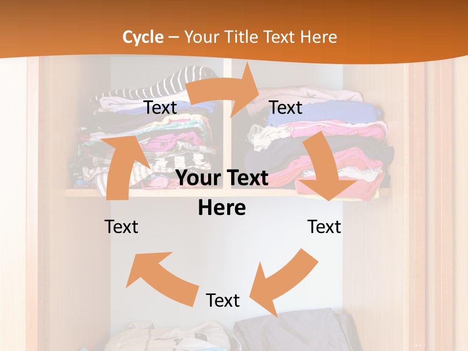 Clothes Shirt Organization PowerPoint Template