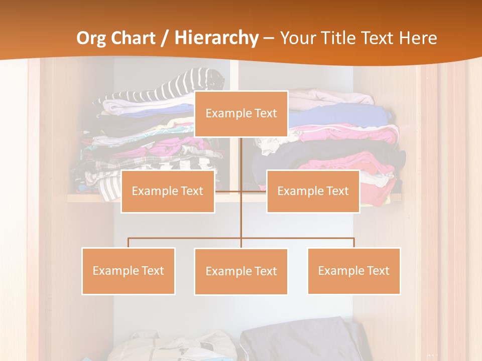 Clothes Shirt Organization PowerPoint Template