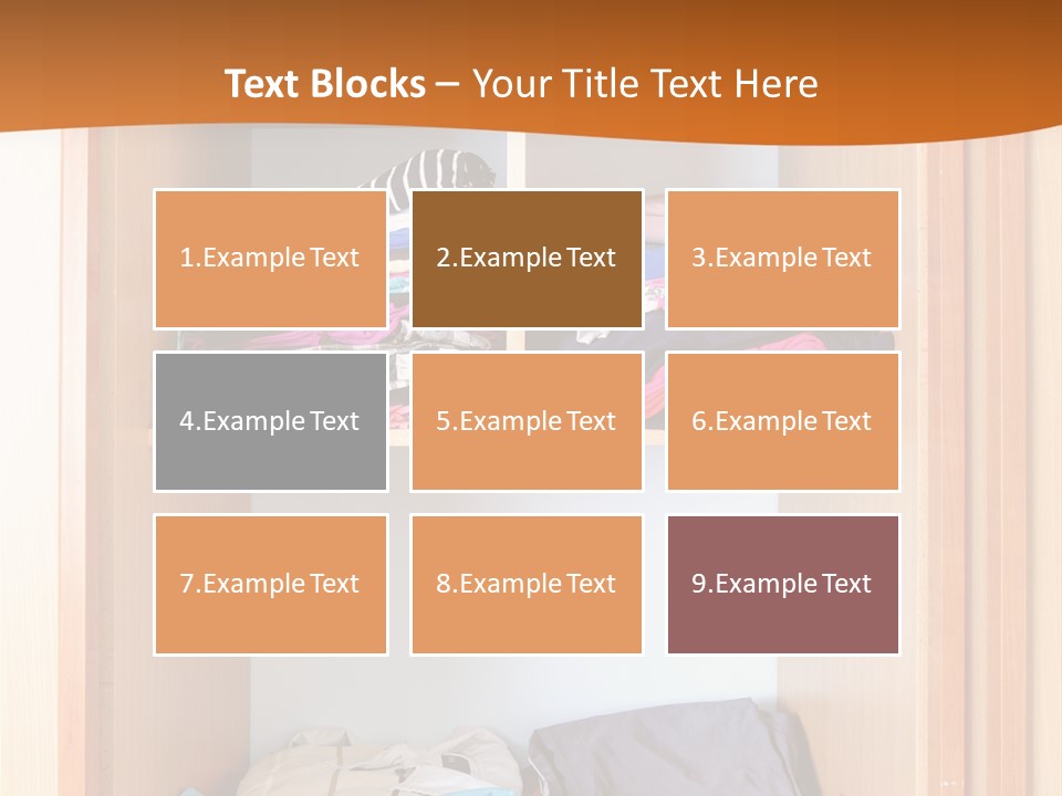 Clothes Shirt Organization PowerPoint Template