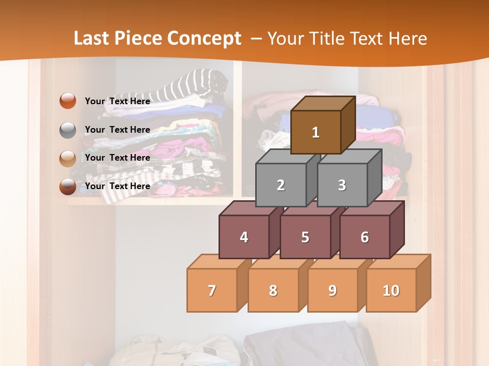 Clothes Shirt Organization PowerPoint Template