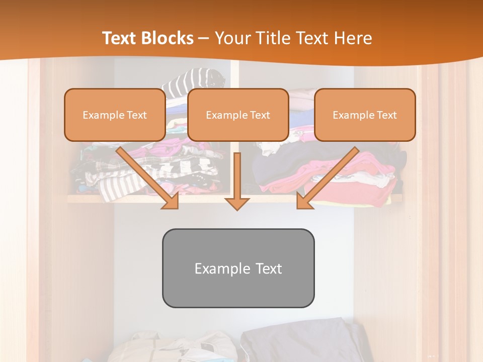 Clothes Shirt Organization PowerPoint Template