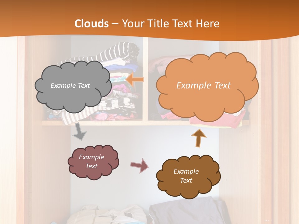 Clothes Shirt Organization PowerPoint Template